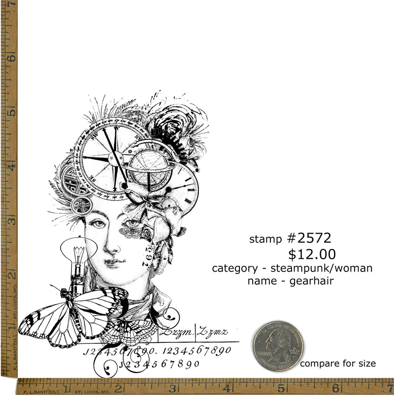 #2572 - Gearhair - Steampunk/Woman